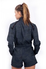 Mono b Atlantic cropped zip-up jacket with mesh AJ-A1234