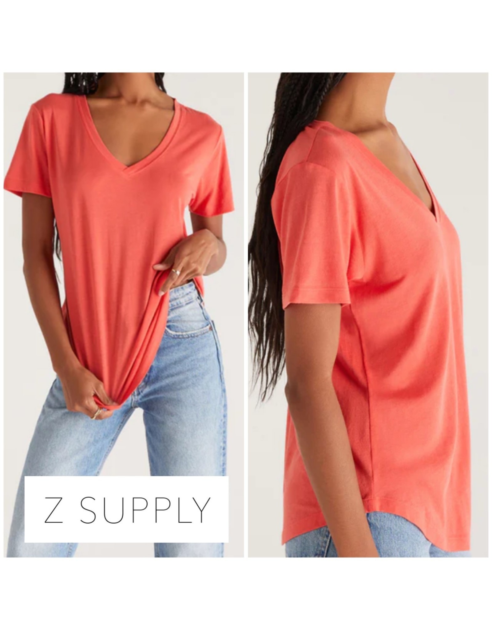 Z Supply Z Supply Kasey Modal V Neck Tee