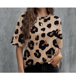 LATA Leopard boyfriend s/s tee