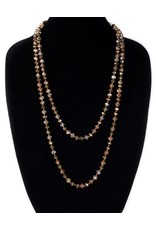 LATA Necklaces with faceted glass beads