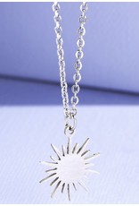 LATA Necklace dainty sun charm design