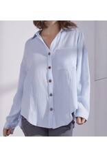 LATA Woven cut out shirt