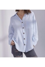 LATA Woven cut out shirt