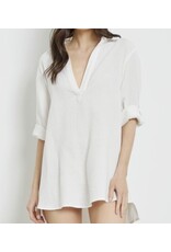 LATA White shirt dress