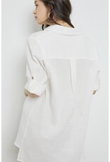 LATA White shirt dress