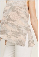 Cherish pink camo tank top