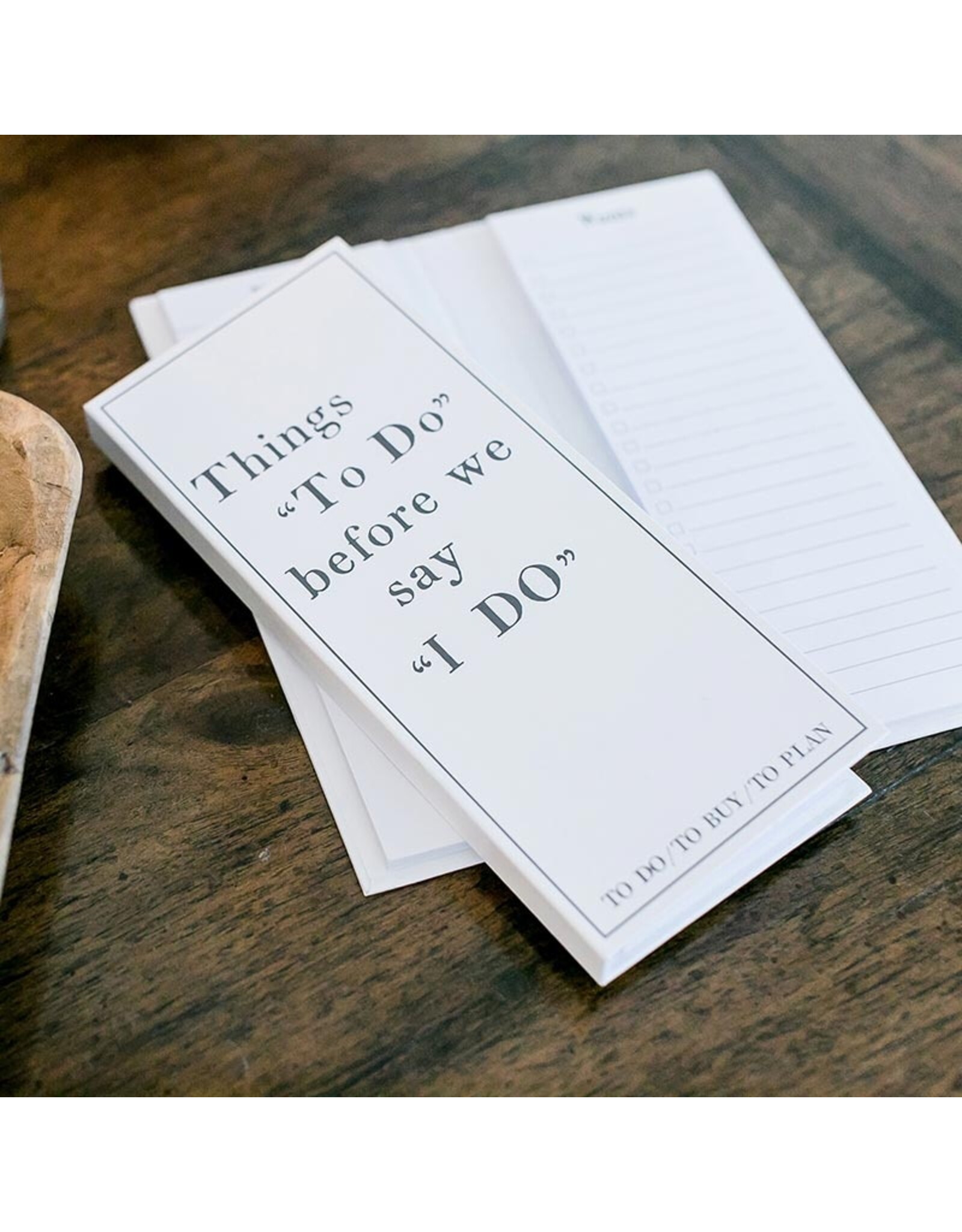 Santa Barbara Design Studio Things to do before I say "I DO" notepad