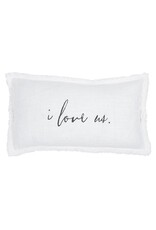 Face to Face Face To Face Rectangle Pillow - I Love Us