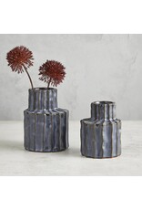Santa Barbara Design Studio Gray vase ridge pot - small