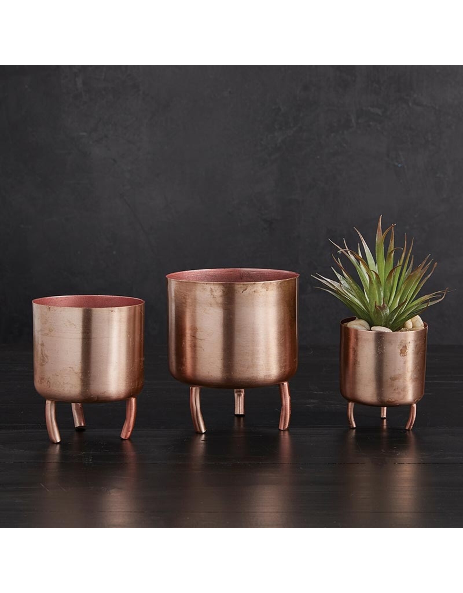 Santa Barbara Designs Rose gold pots (set of 3)