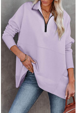 LATA Quarter zip pullover sweatshirt
