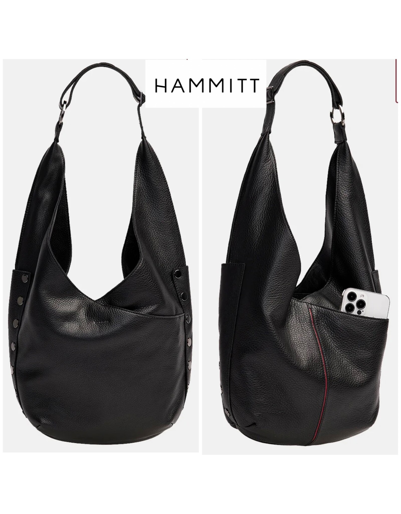 Hammitt Leather Shoulder Bag TOM ZIP