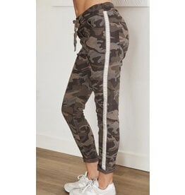 LATA Lurex crinkle jogger