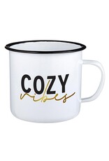 Santa Barbara Designs Cozy Vibes - Enamel Mug