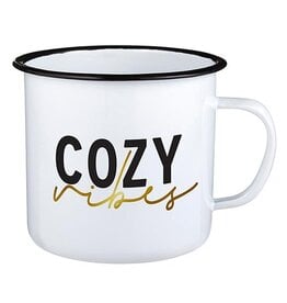 Santa Barbara Designs Cozy Vibes - Enamel Mug