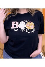 LATA Boo crew black  t-shirt