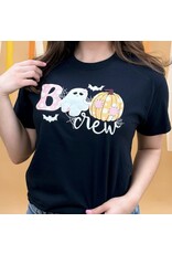 LATA Boo crew black  t-shirt