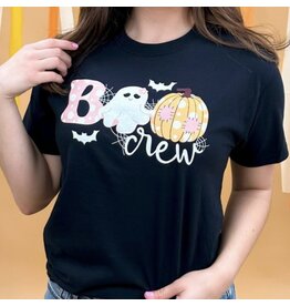 LATA Boo crew black  t-shirt