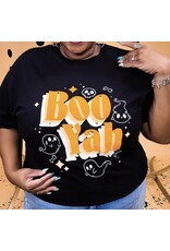 LATA Boo Yah Halloween black t-shirt