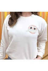 LATA Spooky Leopard Smiley Sweatshirt