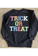 LATA Soft Chenille Trick or Treat Sweatshirt LATA Soft Chenille Trick or Treat Sweatshirt
