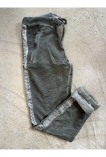 LATA Lurex crinkle joggers