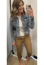 LATA Lurex crinkle joggers