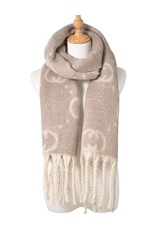 LATA Look for less two tone scarf