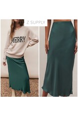 Z Supply Z Supply Europa Poly Sheen Skirt