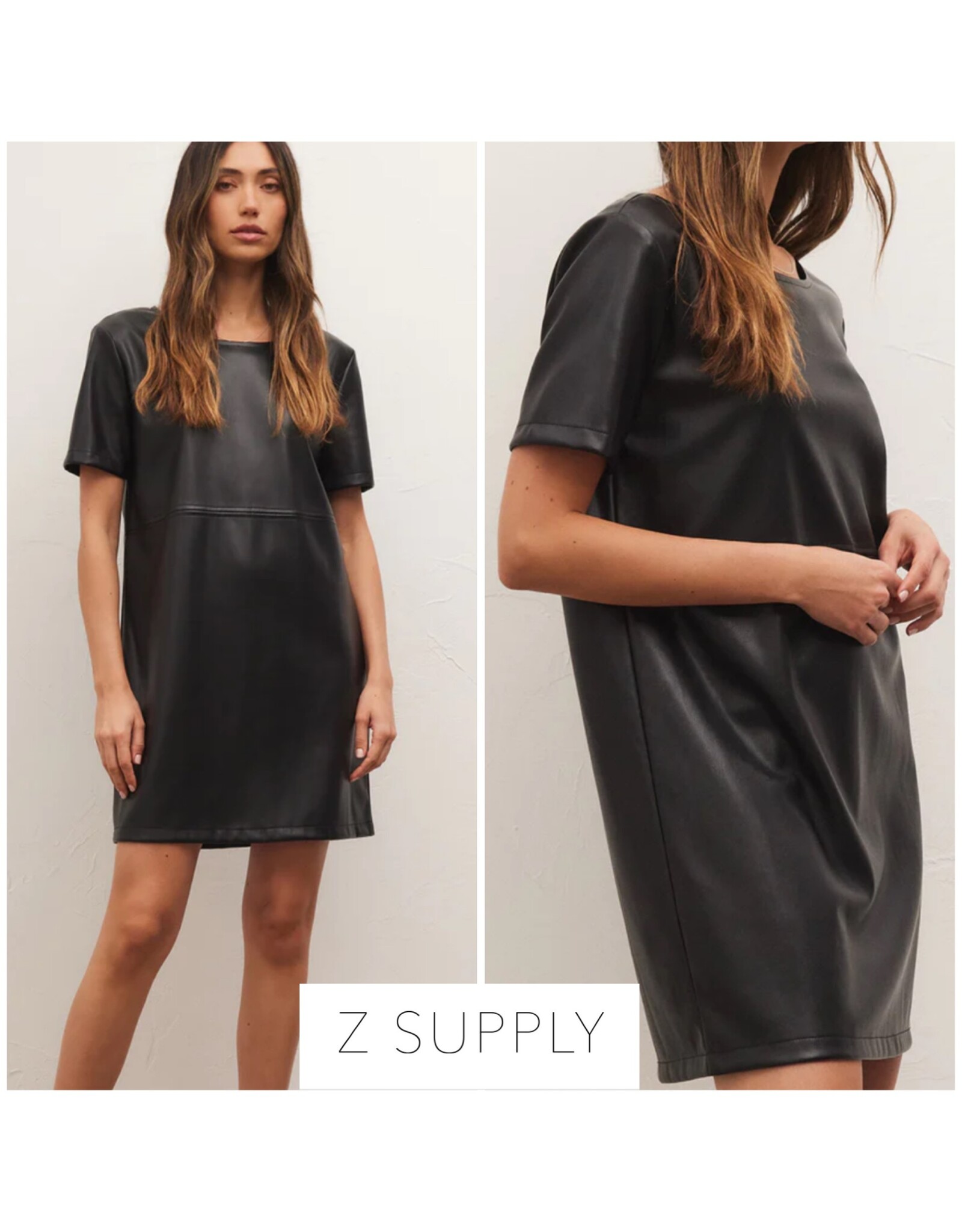 Z Supply Z Supply London Faux Leather Dress