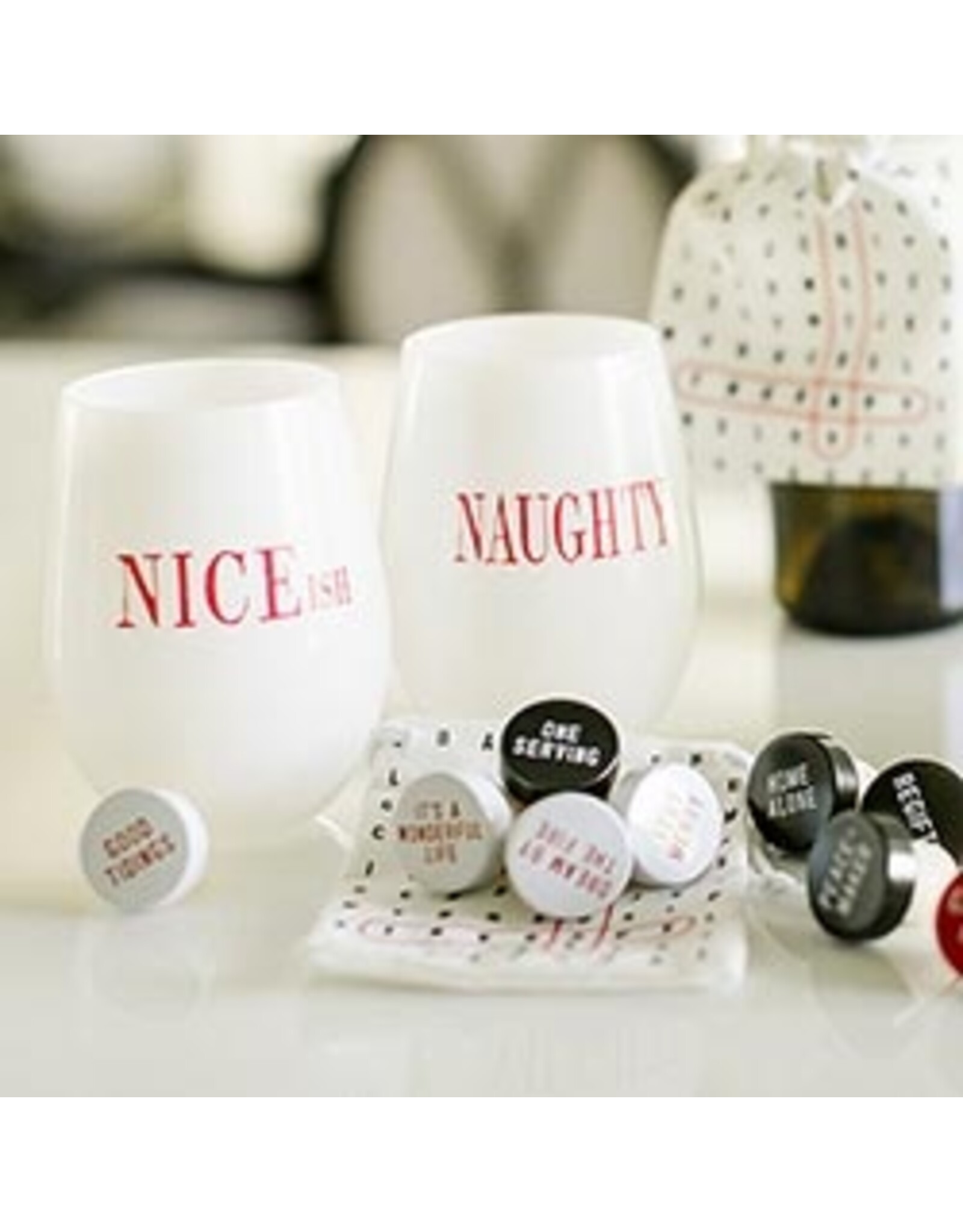 Santa Barbara Designs Holiday Therapy Wine Stoppers Set
