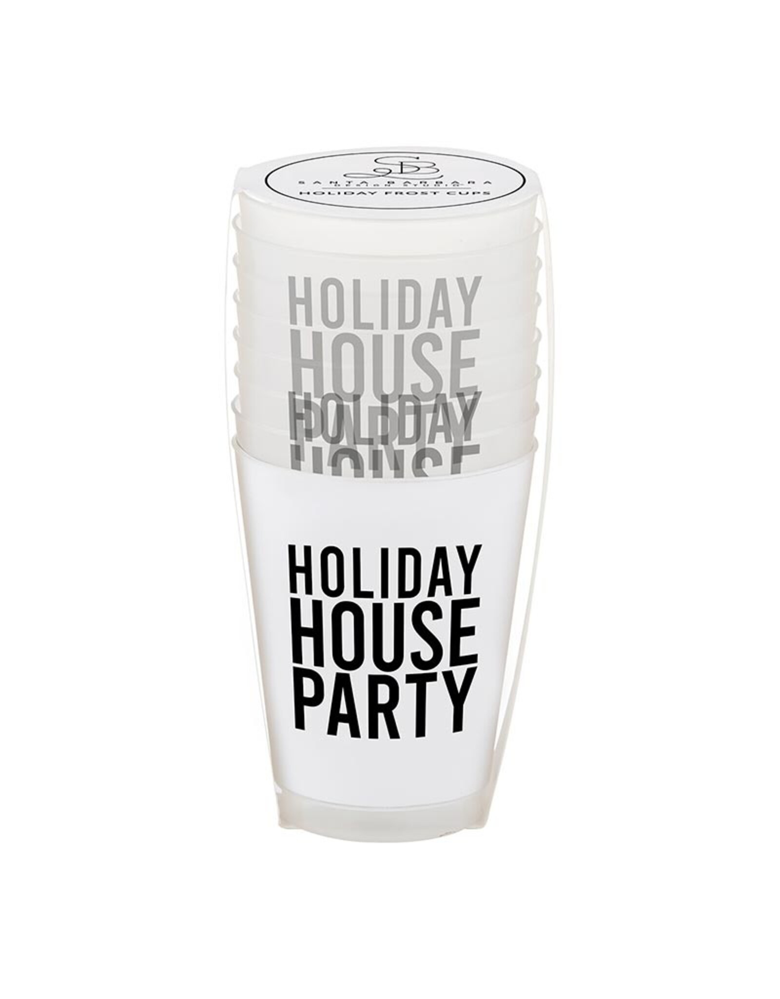 Santa Barbara Designs Holiday House Party - Frosted Set of Cups