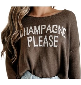 LATA Champagne Please Sweater