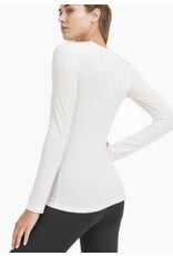 Mono b Essential Long -Sleeved Micro Ribbed Top