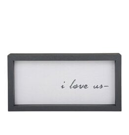 Santa Barbara Designs Face to Face Small Word Board - I Love Us