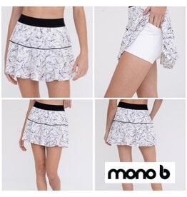 mono b Marbled Pleated Skort