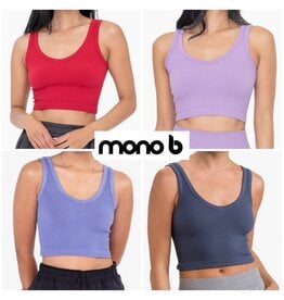 mono b Ribbed Cropped Tank