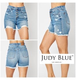 Judy Blue Judy Blue  HW & Button Fly Shorts
