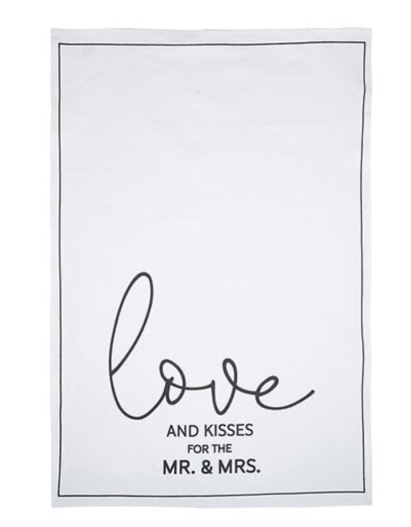 Santa Barbara Design Studio Tea towel - Love & Kisses