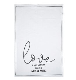 Santa Barbara Design Studio Tea towel - Love & Kisses