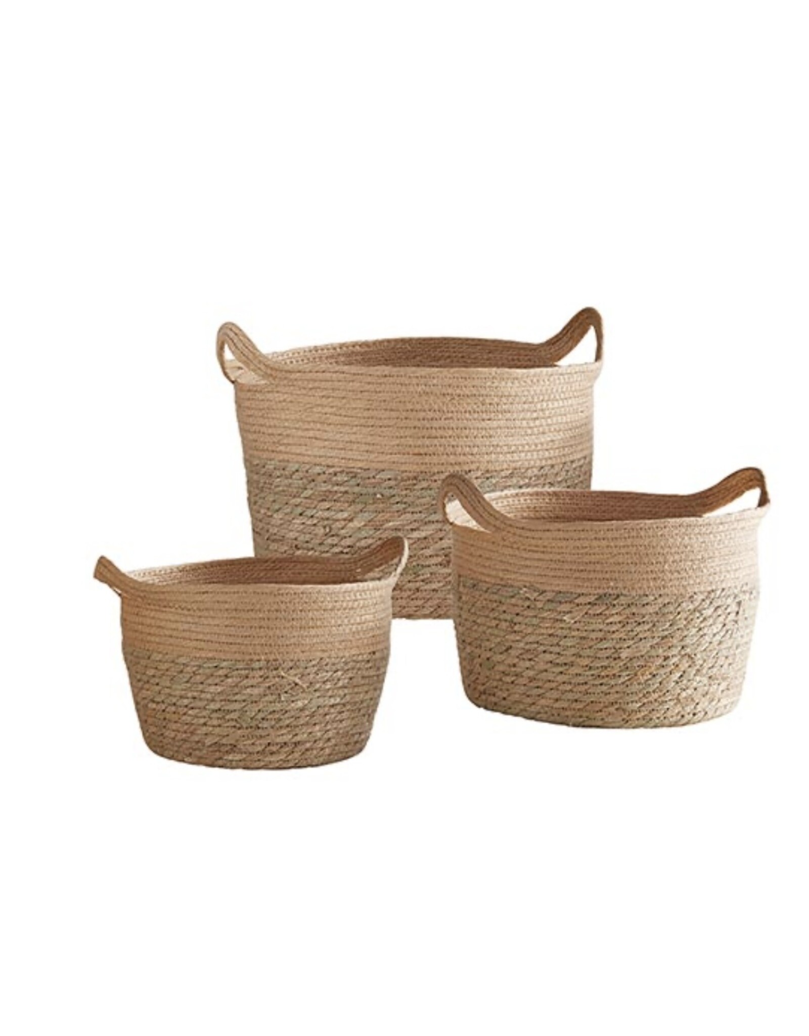Santa Barbara Design Studio Tan Seagrass Basket Small