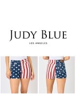 Judy Blue Judy Blue High waist Flag Fray Shorts
