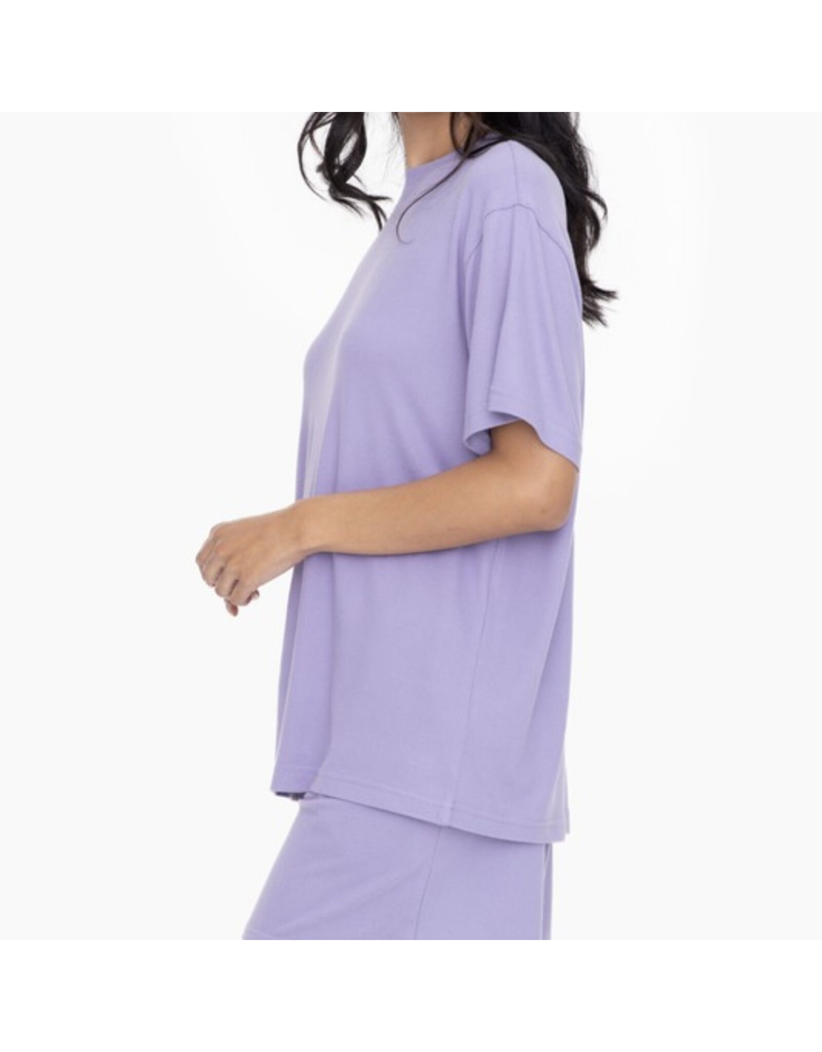mono b brushed hacci oversized tee