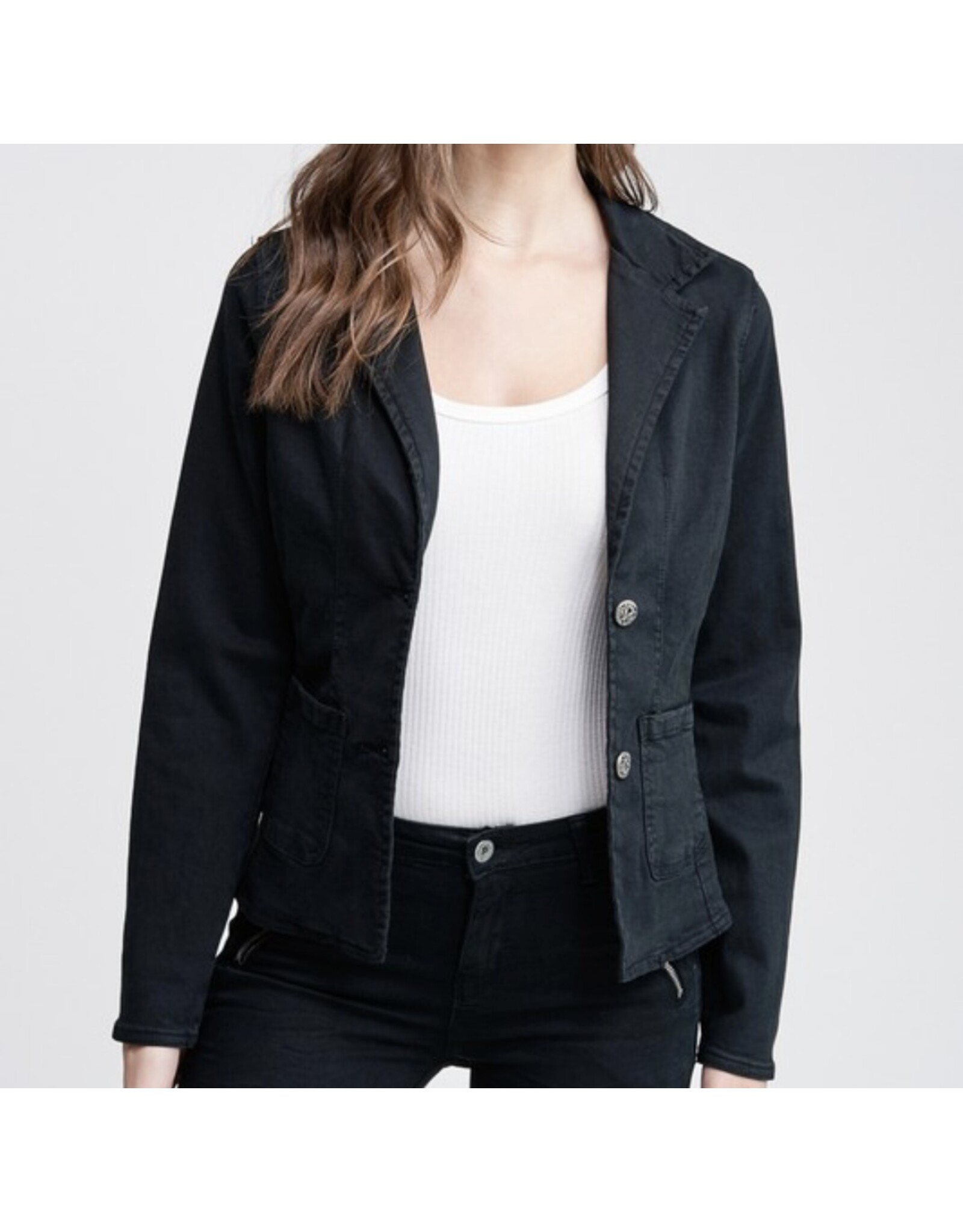 venti6 Blazer w/ button up detail