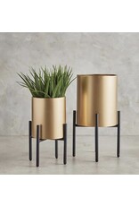 Santa Barbara Designs Gold Plant Stands - Set of 2