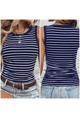 LATA Stripe Sleeveless Top