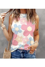LATA Floral Print Sleeveless Top LATA Floral Print Sleeveless Top