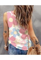 LATA Floral Print Sleeveless Top LATA Floral Print Sleeveless Top