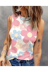 LATA Floral Print Sleeveless Top LATA Floral Print Sleeveless Top