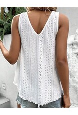 LATA Lace Crochet V Neck Tank LATA Lace Crochet V Neck Tank
